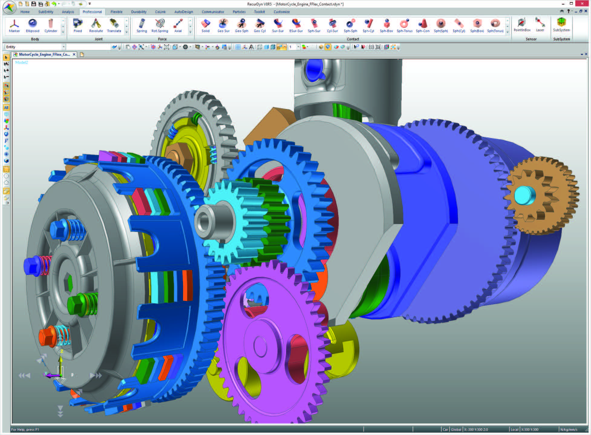 RecurDyn Multibody Dynamics Software